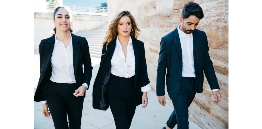 Modern business corporate uniform