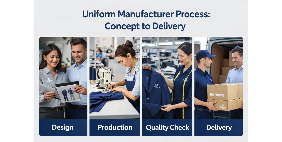 Uniform Manufacturer Process: Concept to Delivery