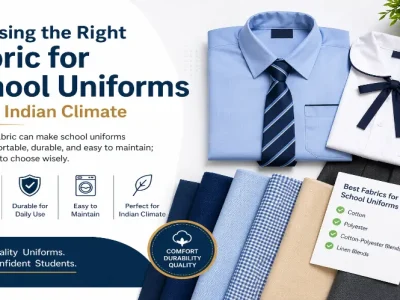 school uniform manufacturers fabric guide India breathable durable school uniforms